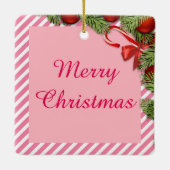  gepersonaliseerde Flamingo Keramisch Ornament (Achterkant)