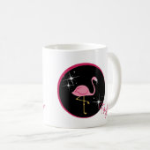 Gepersonaliseerde Flamingo Mok (Voorkant rechts)