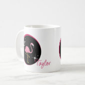 Gepersonaliseerde Flamingo Mok (Voorkant links)