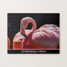 Gepersonaliseerde Flamingo Puzzle