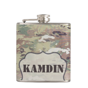 Gepersonaliseerde Flask Army OCP Camo Uniform Camo Heupfles