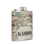 Gepersonaliseerde Flask Army OCP Camo Uniform Camo Heupfles (Rechts)