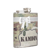 Gepersonaliseerde Flask Army OCP Camo Uniform Camo Heupfles (Rechts)