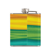 Gepersonaliseerde Flask lgbtq regenboog vlag lesbi Heupfles (Achterkant)