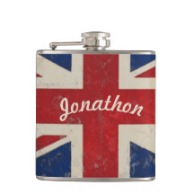 Gepersonaliseerde Flask UK vlag