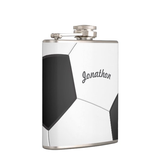 Gepersonaliseerde Flask Voetbal Heupfles (Rechts)