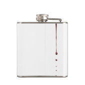 Gepersonaliseerde Flask zombie bloed druppel vampi Heupfles (Achterkant)