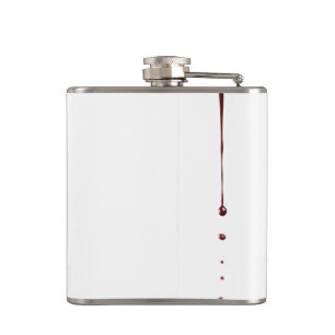 Gepersonaliseerde Flask zombie bloed druppel vampi Heupfles