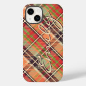 Gepersonaliseerde Flat Checkered Plaid Case-Mate iPhone Case (Achterkant)