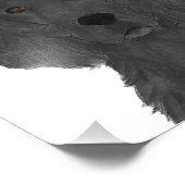 Gepersonaliseerde Flat Coated Retriever Art Foto Afdruk (Hoek)