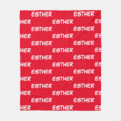 Gepersonaliseerde Fleece Deken van Kind (Voorkant)