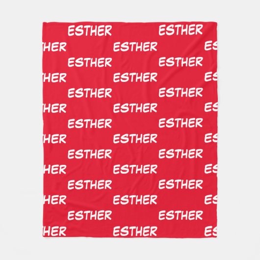 Gepersonaliseerde Fleece Deken van Kind (Voorkant)