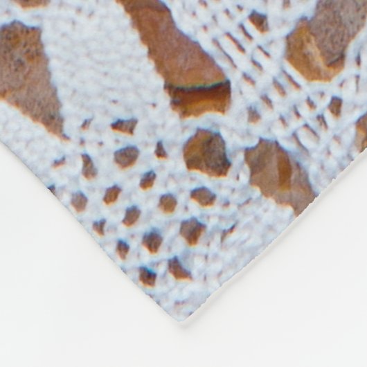 Gepersonaliseerde Fleece Gooi land schuur hout kan (Hoek)