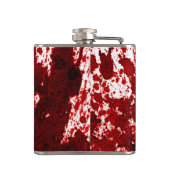 Gepersonaliseerde fles bloedplaatje Vampier Gothic Heupfles (Achterkant)