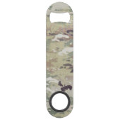 Gepersonaliseerde flesopener Army OCP Camo Uniform Speed Flessenopener (Achterkant)