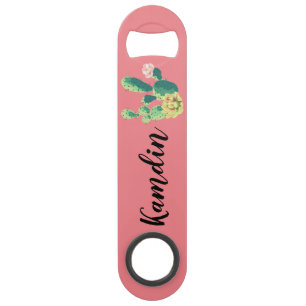 Gepersonaliseerde flesopener Bohemian Cactus Succu Speed Flessenopener