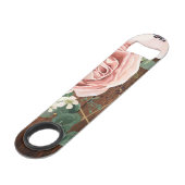 Gepersonaliseerde flesopener Boho Cacti Cactus Suc Speed Flessenopener (Achterkant Gekanteld)