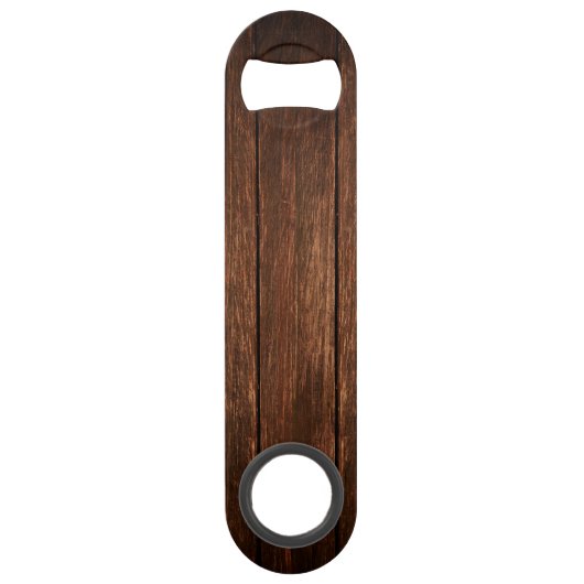 Gepersonaliseerde flesopener Schuur Hout Country R Speed Flessenopener (Achterkant)
