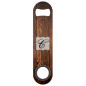 Gepersonaliseerde flesopener Schuur Hout Country R Speed Flessenopener (Voorkant)