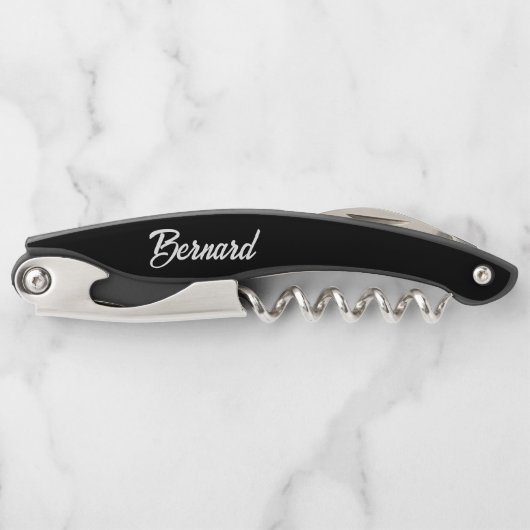 GEPERSONALISEERDE FLessenopener GESCHENK Kurkentrekker (Voorkant)
