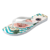 Gepersonaliseerde Flipflop Sandalen Geometrisch Ro Teenslippers (Schuin)