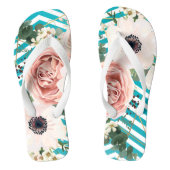 Gepersonaliseerde Flipflop Sandalen Geometrisch Ro Teenslippers (Voetbed)