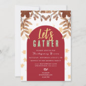 Gepersonaliseerde Floral Botanische Natuur Thanksg Kaart (Voorkant)