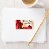 Gepersonaliseerde Floral Bridal dank u label (Insitu)