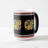 Gepersonaliseerde Floral Coffee Mok | Custom Name (Voorkant rechts)