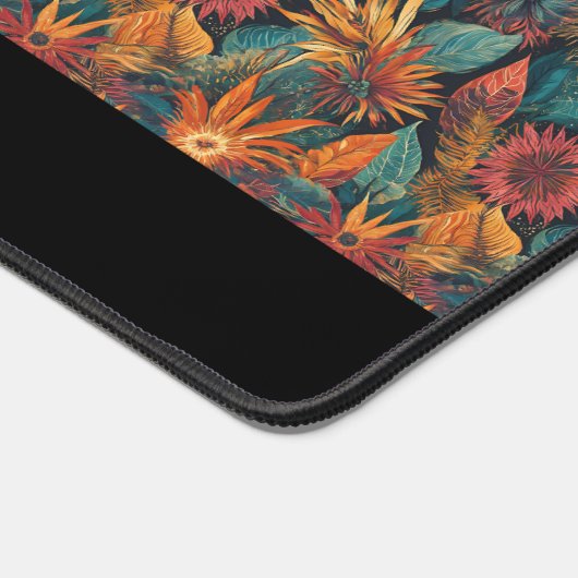 Gepersonaliseerde Floral Desk Mat (Hoek)