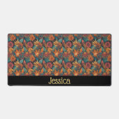 Gepersonaliseerde Floral Desk Mat (Voorkant)