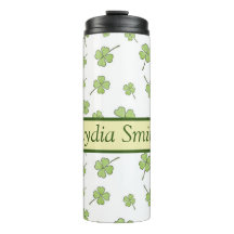 Gepersonaliseerde floral drink tumbler