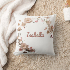 Gepersonaliseerde Floral Elegance Sierkussen