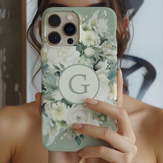 Gepersonaliseerde Floral Hoesje-Mate Hoesje-Mate Case-Mate iPhone Case