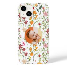 Gepersonaliseerde Floral iPhone Case – Voeg uw fot