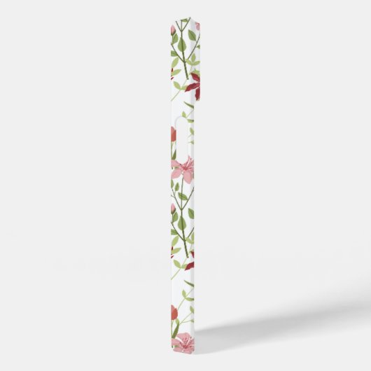 Gepersonaliseerde Floral iPhone Case – Voeg uw fot (Achterkant / Rechts)