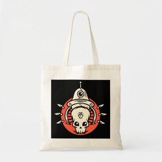 Gepersonaliseerde Floral Sugar Skull Canvas tas (Voorkant)