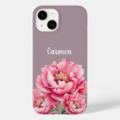 Gepersonaliseerde Floral telefoonhoes, aangepaste  Case-Mate iPhone Case (Achterkant)