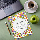 Gepersonaliseerde florale leraar les planner