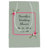 Gepersonaliseerde florale spray medium cadeauzakje (Voorkant)