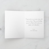 Gepersonaliseerde Florida Beach Holiday Kaart (Binnen)