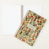 Gepersonaliseerde Flowers Dot Grid Journal Notitieboek (Binnen)