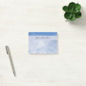 Gepersonaliseerde Fluffy Clouds en Blue Sky Post-it® Notes (Kantoor)