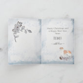 Gepersonaliseerde fluffy Dog Armenian Gampr Kerstm Feestdagen Kaart (Binnen)