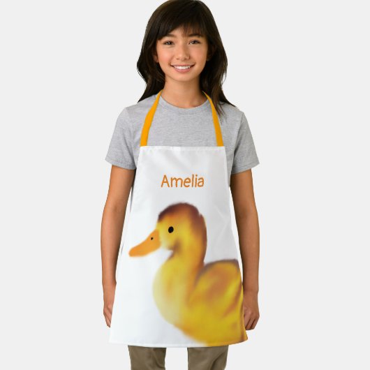 Gepersonaliseerde fluffy duck schort (Insitu)