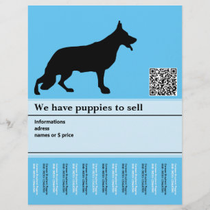 Gepersonaliseerde Flyer voor Minimal Shepherd Dog