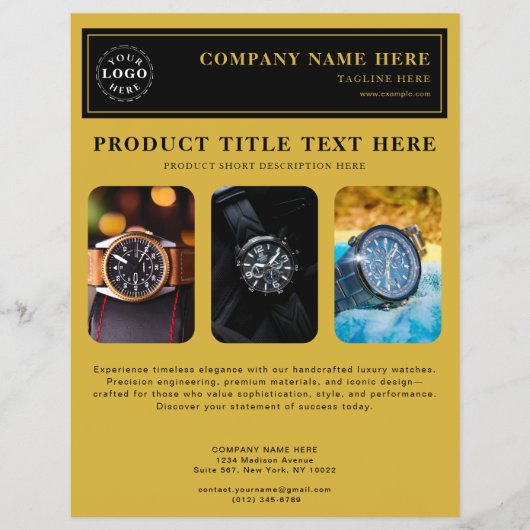 Gepersonaliseerde flyer voor productpromotie (Voorkant)