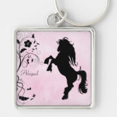 Gepersonaliseerde fokpaard Sleutelhanger (Voorkant)