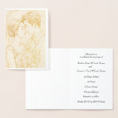 Gepersonaliseerde Folie bruiloft Kaart (Display)