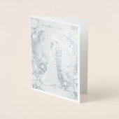 Gepersonaliseerde Folie bruiloft Kaart (Voorkant)